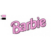 Barbie Embroidery Design 1